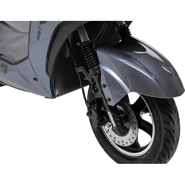 Електроскутер Corso «ATMOS» TS-731147, двигун 2000W, акумулятор 72V/35Ah графеновий, сірий, колеса 10" + 1 ящик. акум фото westvelo.com