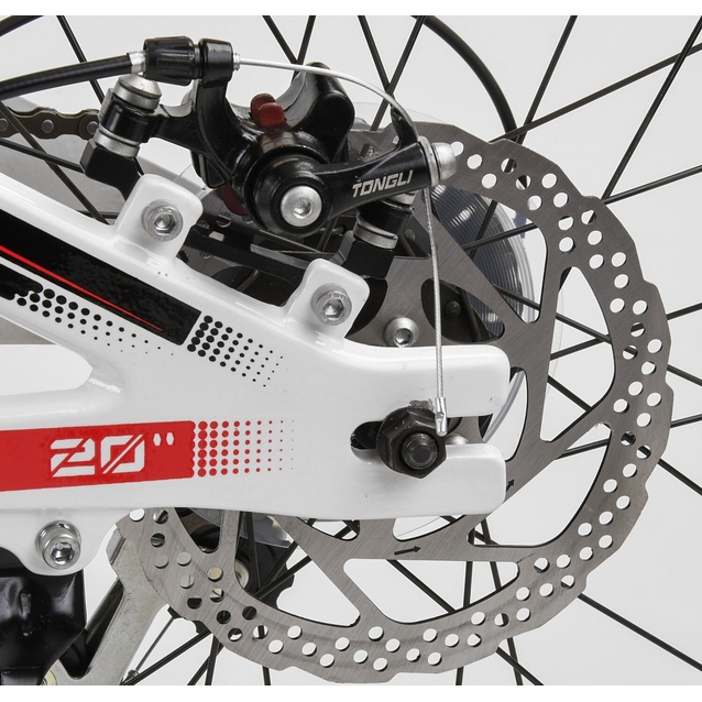 Велосипед 20 MG Corso «SPEEDLINE» MG-56818 магній 11", (к-т SHIMANO) білий фото westvelo.com