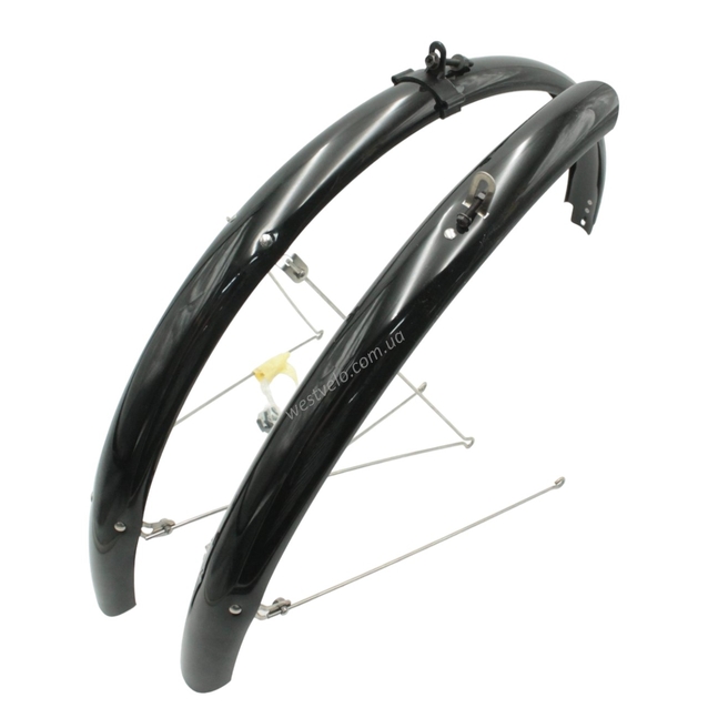 Крила 26 металопластик гнучкі чорні N12C фото westvelo.com