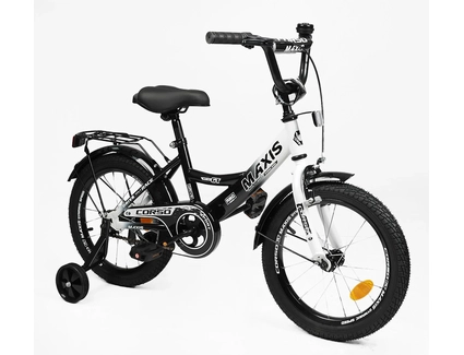 Дитячий велосипед 16 ST Corso «MAXIS» MX-60711 чорно-білий