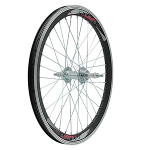 Колесо 20 зад, обід 2-ний чорний, втулка ST. на віночках