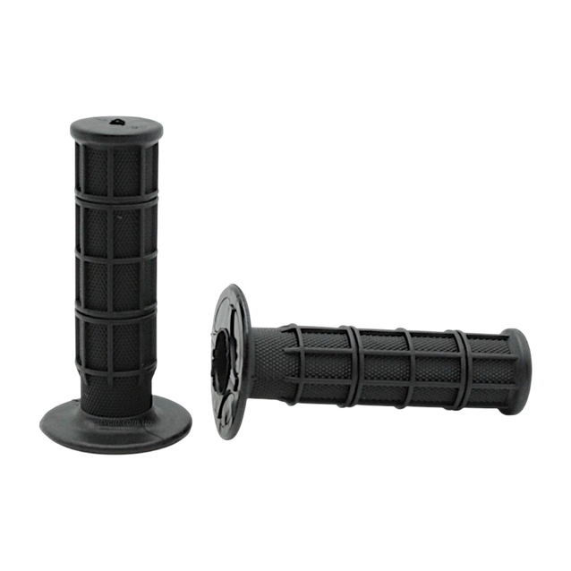 Мото гріпси "DY", чорні гумові з буртиком фото westvelo.com