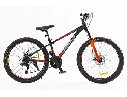 Велосипед 26 ST Corso «ENERGY» EN-26049 сталь 13", (к-т SHIMANO) чорно-помаранчевий
