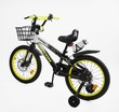 Дитячий велосипед 18 ST Corso «FALCON» FL-18107 дискові гальма, чорно-жовтий фото westvelo.com
