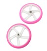Колесо дитячого 2-х кол. самоката Best Scooter, Ø200мм, поліуретан рожево-біле (2007) фото westvelo.com