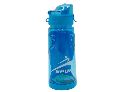 Фляга 500 ml пластмасова, SPORT, синя