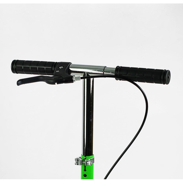 Самокат дитячий 2-х колісний, PU Skyper «NEON» N-36719 салатовий, Ø200mm, ST, ручне гальмо фото westvelo.com