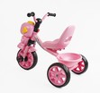 Дитячий велосипед 3-х колісний EVA (піна) Best Trike колеса 10-8, «Робот» BS-60413 рожевий, сталева рама, УКР.ОЗВУЧУВАННЯ, кошик фото westvelo.com