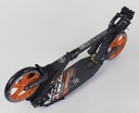 Самокат дитячий 2-х колісний, PU Best Scooter 73133 чорно-помаранчевий, Ø200mm, AL, 2 амортизатора фото westvelo.com