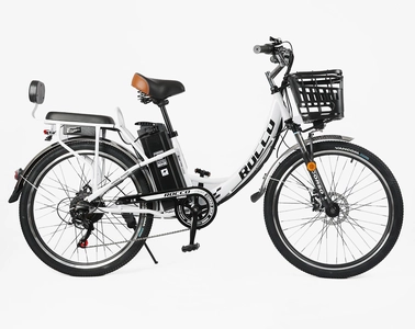 Електровелосипед 26 ST Corso «ROCCO» RC-26210 сталь, двигун 500W, акумулятор 48V20AH літієвий, білий