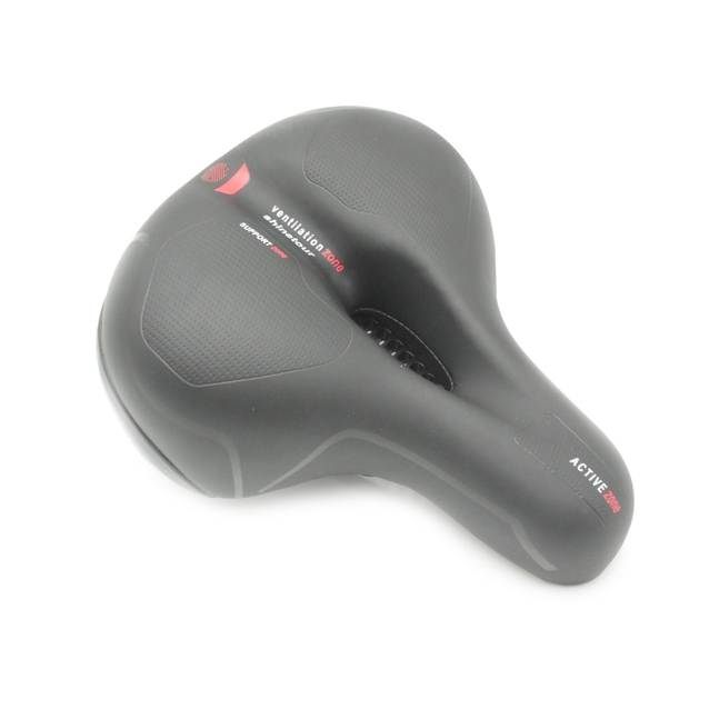 Сідло на демферах з отвором AVANTI А-9  RECOVERY м'яке з катафотом фото westvelo.com