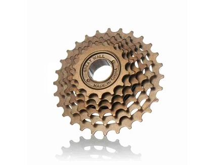 Зірка задня різьбова 6-рик Shimang коричнева (14-28T)