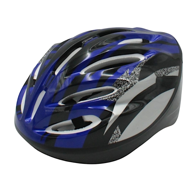 Вело шолом "TK Sport" 980 чорно-синій фото westvelo.com