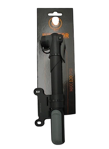 Насос вело INFLATOR М21В-08, пластиковий, чорний + кріплення (AV/FV) (MAX 120 PSI)