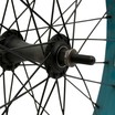 Колесо 20 перед BMX, обід 2-ний синій, STOLEN Revolver 10mm, втулка AL на промах 36H, чорна спиця фото westvelo.com