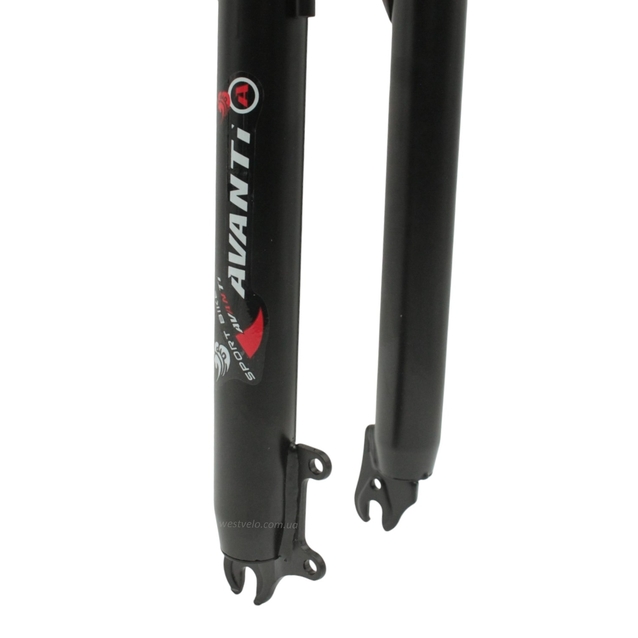 Вилка 29 аморт. безрізьб. AVANTI Ø28.6mm, локаут, disk. шток L-200mm. чорна фото westvelo.com