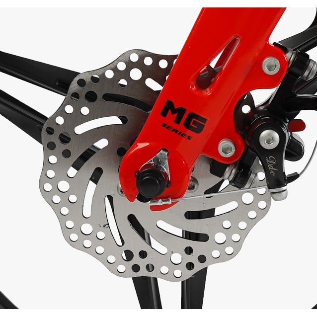 Дитячий велосипед 16 MG Corso «REVOLT» MG-16510, магнієва рама, чорно-червоний фото westvelo.com