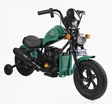 Електромотоцикл Corso H-93171 двигун 160W, акумулятор 24V 5Ah свинцево-кислотний, зелений, Bluetooth, звук двигуна, колеса 12" фото westvelo.com