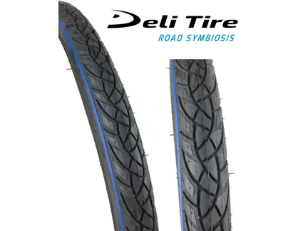 Покришка 28-1.75 (47-622) DELI TIRE Індонезія (256) синя смуга