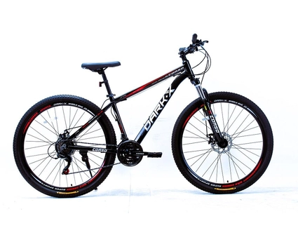 Велосипед 29 AL Corso «DARK-X» DX-29089 алюміній 17", (к-т SHIMANO) чорно-червоний