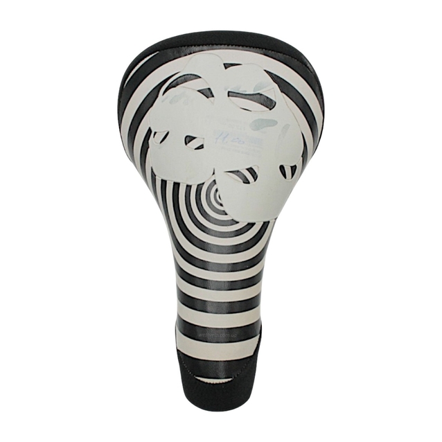 Сідло дитяче CNL-9042 Зебра (дві маски) чорно-біле (із дефектом) фото westvelo.com