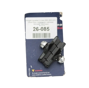 Колодки гальмівні V-brake BBB (BBS-02C) (Road Stop) (campagnolo) картридж, блістер 1 пара, чорні, L-53mm
