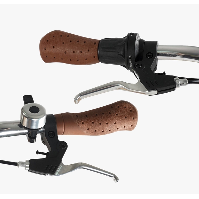 Міський велосипед 28 AL Corso «SONATA» SN-28410 алюміній 18", (к-т SHIMANO) бежевий (+к/к/б) фото westvelo.com