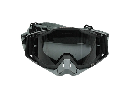 Мото окуляри Кросс-ендуро 100% 109-1-98, чорно-сірі, тонований візор (class B)