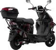 Електроскутер Corso «BULLET» BT-813216, двигун 2500W, акумулятор 72V 40Ah літій-залізо-фосфатний, чорно-червоний, колеса 12" фото westvelo.com