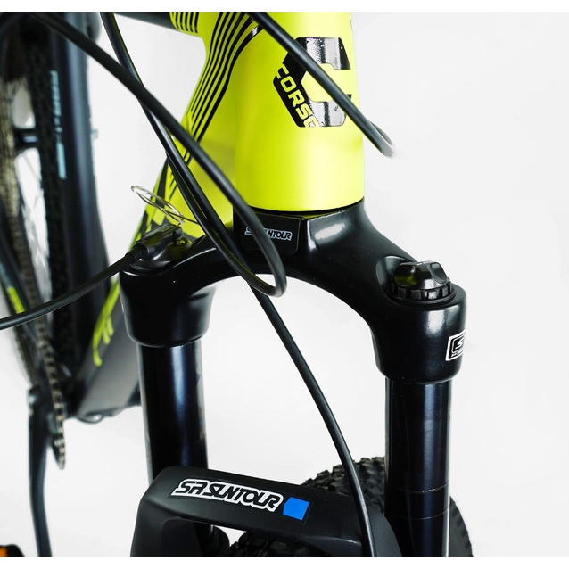 Велосипед 29 AL Corso «APEX» PX-29007 алюміній 19", (к-т SHIMANO Deore) чорно-жовтий фото westvelo.com