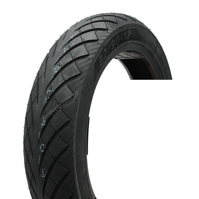 Покришка "12" 90/90-12 Б/К BLACK CAT (068) 6PR дорожня TL фото westvelo.com