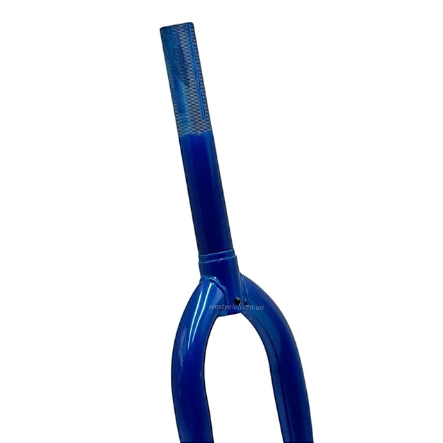 Вилка 16 сталева синя шток L-170mm р.з L-80mm фото westvelo.com