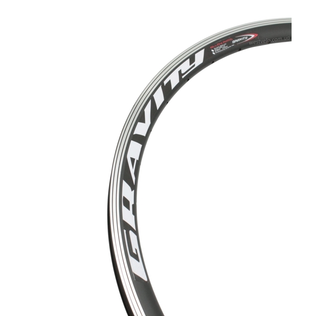 Обід 26 подвійний чорний круглий GRAVITY (14Gx36H) фото westvelo.com