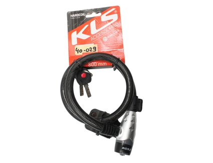 Замок на ключ KLS (Hardcoil) Ø-15mm L-800mm з кріпленням на раму