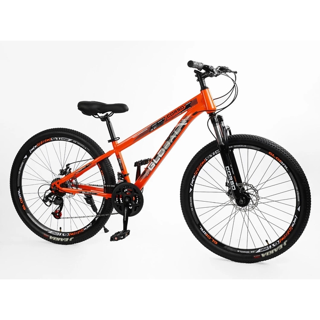 Велосипед 26 ST Corso «GLOBAL» GL-26919 сталь 13", (к-т Saiguan) помаранчевий фото westvelo.com