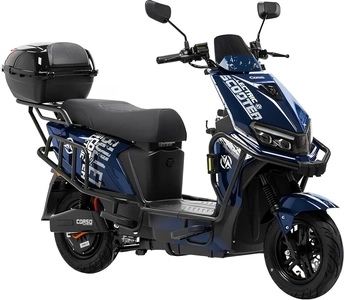 Електроскутер Corso «BULLET» BT-784127, двигун 2500W, акумулятор 72V/40Ah літій-залізо-фосфатний, синій, колеса 12"