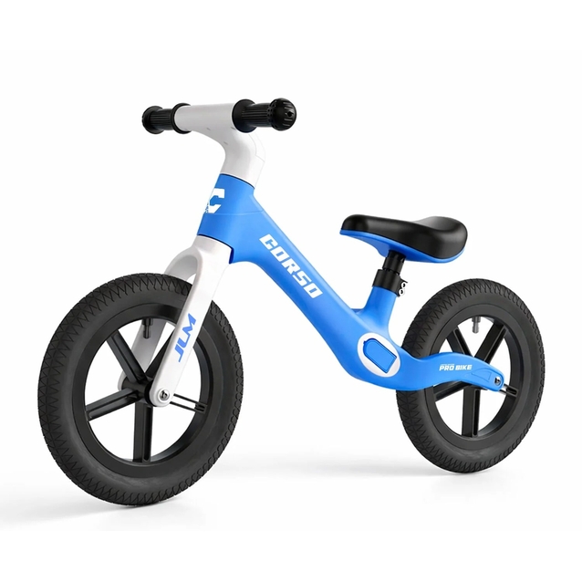 Велобіг 12 Corso надувні колеса, нейлонова рама BL-47649 синьо-білий фото westvelo.com