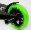 Самокат трюковий Best Scooter «FEAR» МТ-60611 чорно-салатовий, SCS-система, пеги, AL диск та дека, колеса PU Ø115mm, ширина керма - 58 см фото westvelo.com