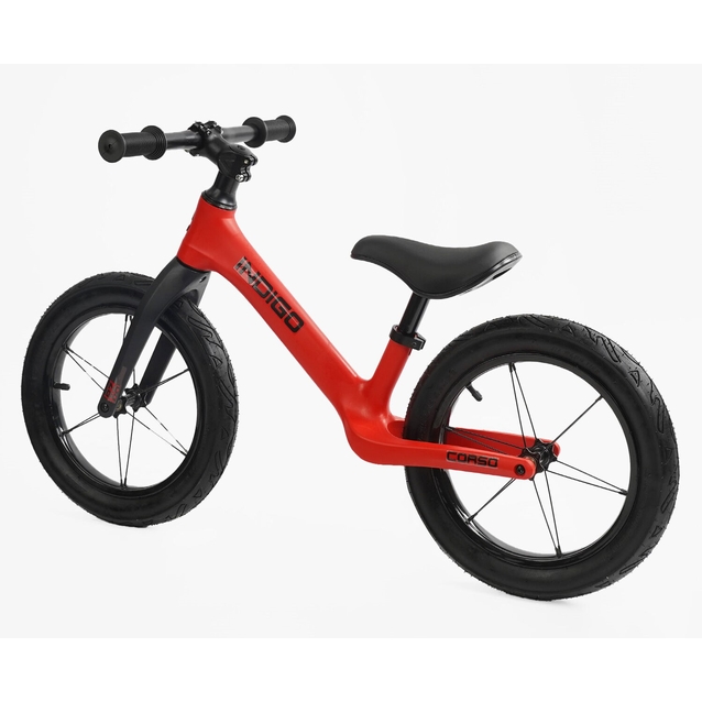 Велобіг 14 Corso надувні колеса, нейлонова рама «INDIGO» D-7041-14 червоний фото westvelo.com