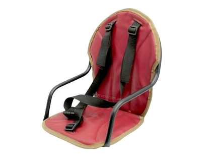 Крісло дитяче метал. на чоловічу раму, бордове