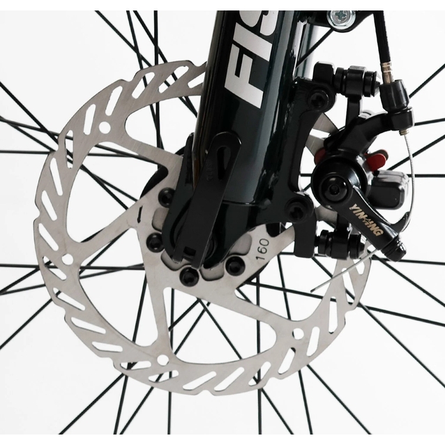 Велосипед 29 ST Corso «FISHER» FS-31182 сталь 19", (к-т SHIMANO) чорно-салатовий фото westvelo.com