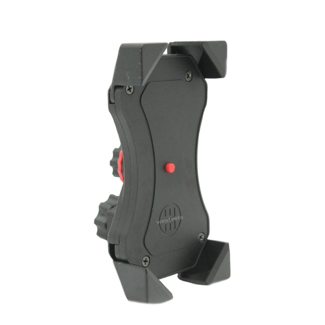 Тримач для телефону пластик (2010-043) з фіксуючою кнопкою фото westvelo.com