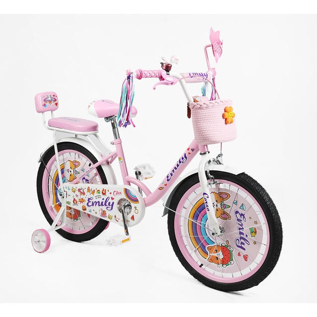 Дитячий велосипед 20 ST Corso «EMILY» ML-64783 рожевий фото westvelo.com