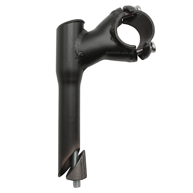 Винос руля мтв сталевий Ø22.2мм. L-150мм. L-60мм. Ø31.8мм. (HS059) чорний матовий фото westvelo.com