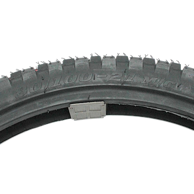 Покришка "21" 80/100-21 Б/К PERFECT (710) шип-кросс TL фото westvelo.com