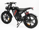 Електрофетбайк 20 ST Corso «KOMODO MAX» KM-73100 сталь, двигун 1200W, акумулятор 60V 21Ah літієвий, (к-т SHIMANO) чорно-помаранчевий, литі колеса фото westvelo.com