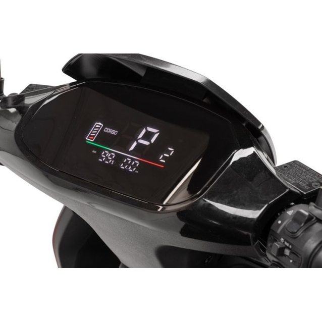 Електроскутер Corso «SHATTLEX» HT-394011, двигун 2500W, акумулятор 72V 40Ah літій-залізо-фосфатний, червоний, колеса 12" фото westvelo.com