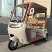 Трицикл з дашком Corso «MINIBUS» NB-440170, двигун 1500W, акумулятор 72V 36Ah графеновий, коричневий + 1 ящик. акум, колеса 10" фото westvelo.com