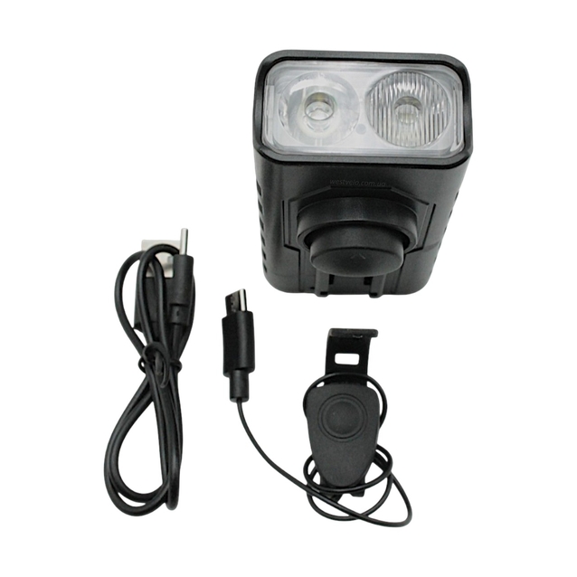 Фара Type-C + сигнал HY-7518 фото westvelo.com