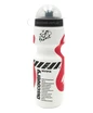 Фляга Discovery 650ml харч.пластик, біло-червона, з гумовими вставками фото westvelo.com